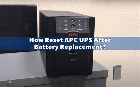 how to reset apc 9617 smart management card|reset apc 9617 ups.